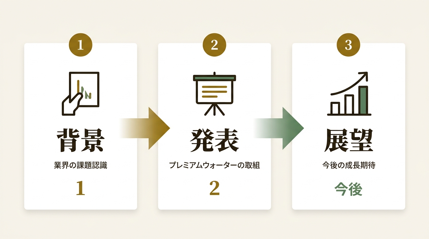 プレミアムウォーター株式会社 ニュース要点の図解