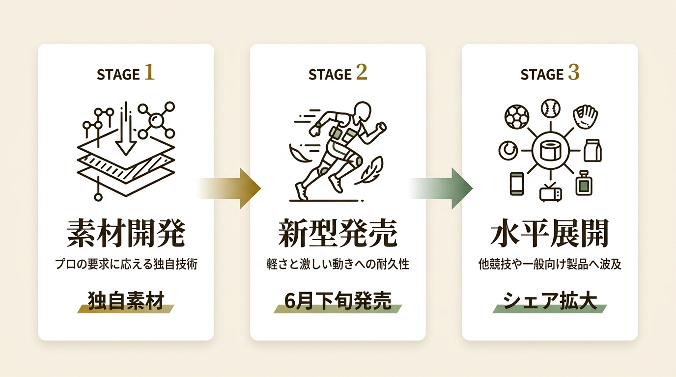 アシックスジャパン株式会社 ニュース要点の図解