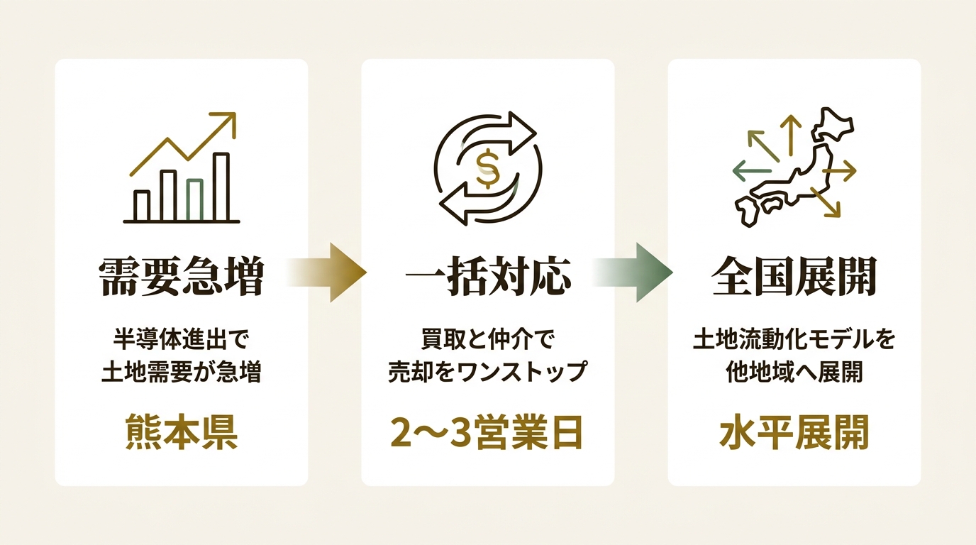 株式会社グッドバイバイ ニュース要点の図解