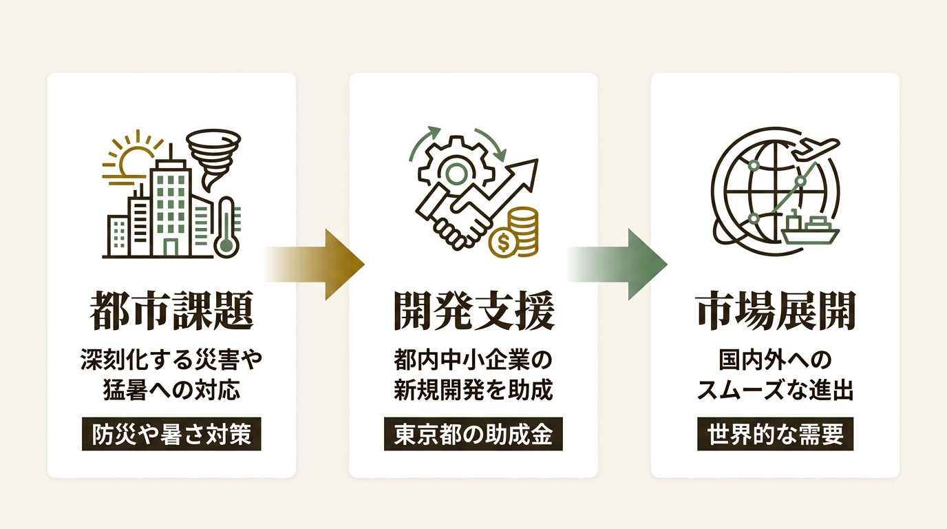 公益財団法人東京都中小企業振興公社 ニュース要点の図解
