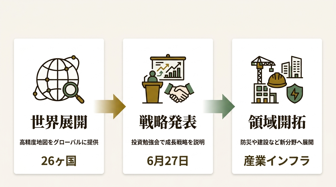 ダイナミックマッププラットフォーム株式会社 ニュース要点の図解