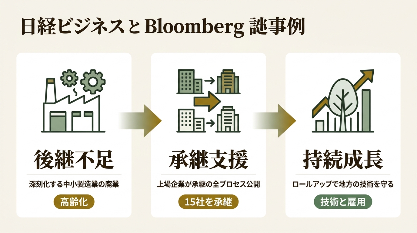 株式会社M&Aナビ ニュース要点の図解