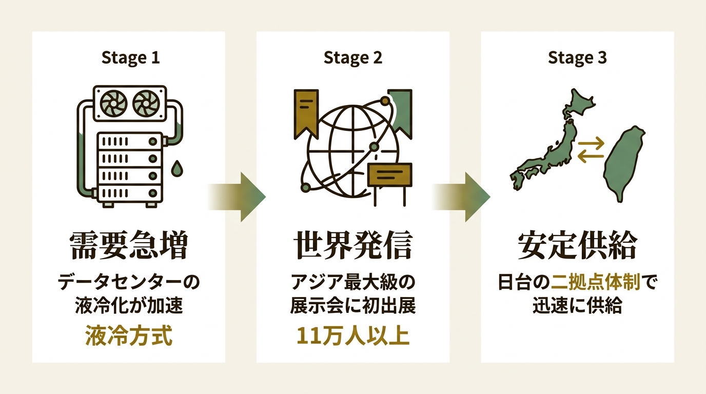 株式会社コンサス ニュース要点の図解