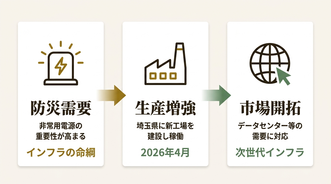 三和電化株式会社 ニュース要点の図解