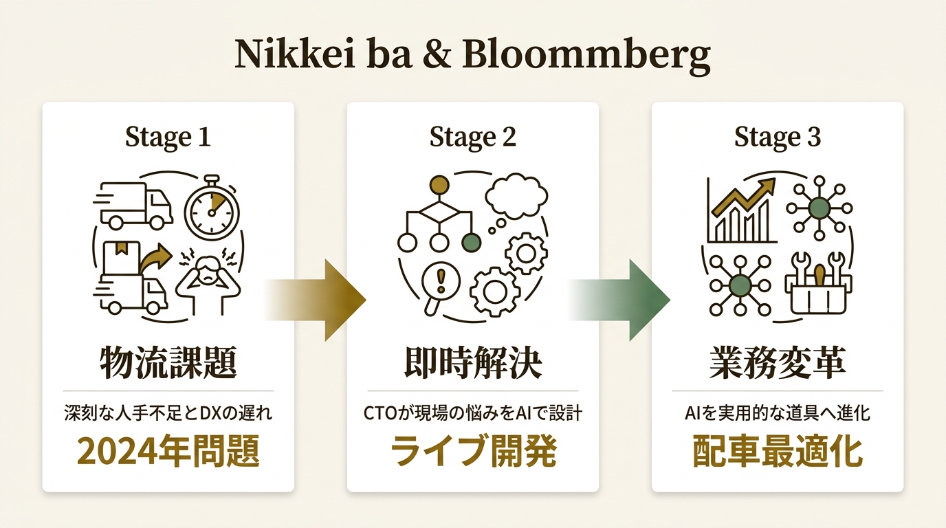 株式会社Hacobu ニュース要点の図解