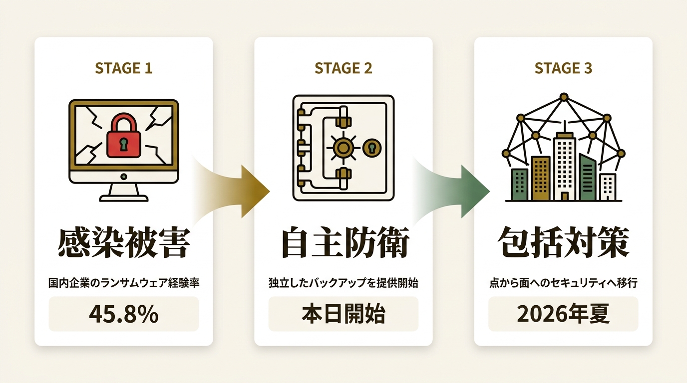 HORNETSECURITY株式会社 ニュース要点の図解